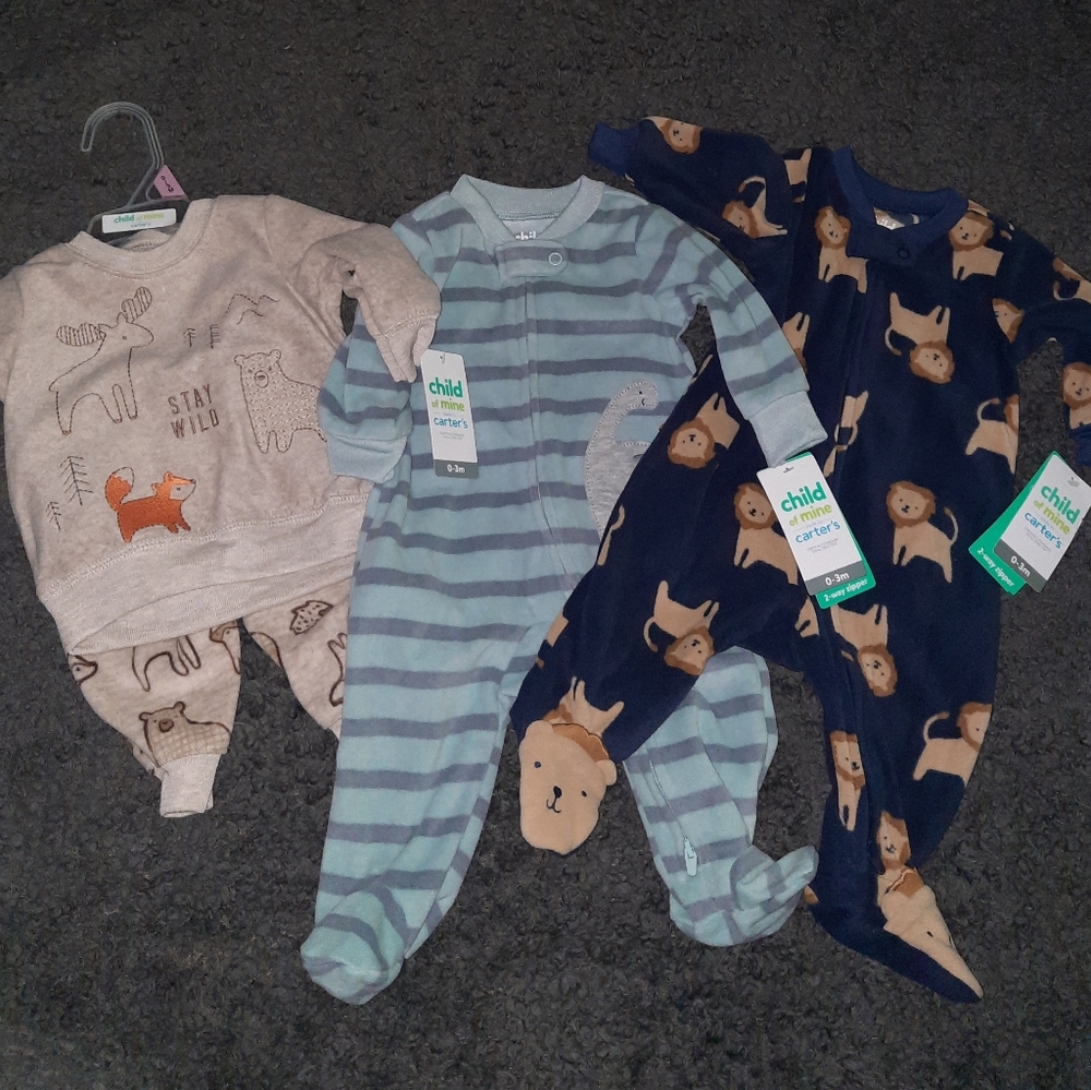 NWT Boy's 0-3m - 3 outfits